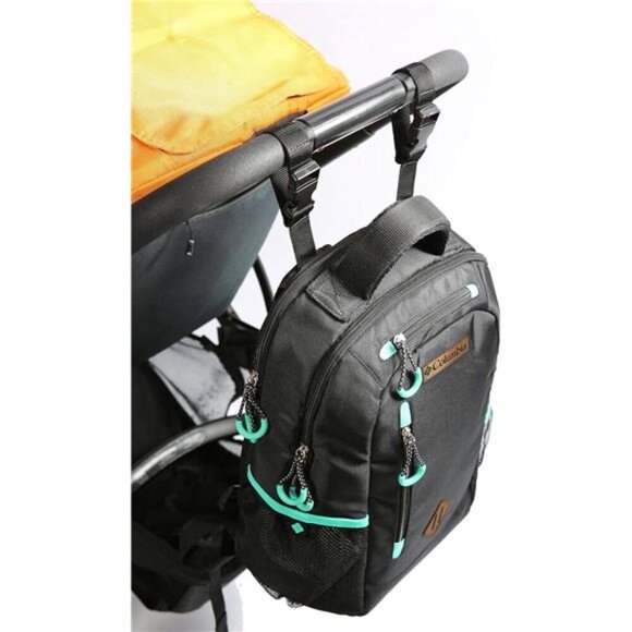 Columbia Carson Pass Backpack Diaper Bag - Large, Black - Picture 5 of 8